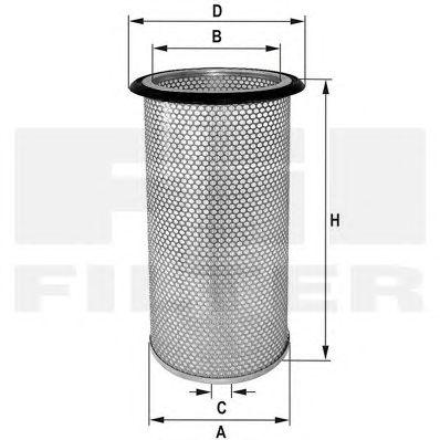 FIL FILTER hp464 -  Воздушный фильтр
